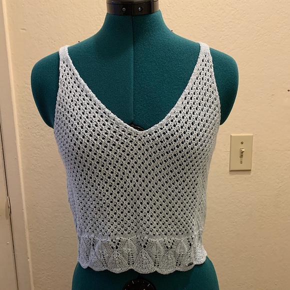 EXIT Crochet Tank Top M - Picture 1 of 7